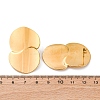 Flat Round 304 Stainless Steel Stud Earrings EJEW-F357-04G-3