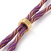 Nylon Cord Silder Bracelets MAK-C003-03G-15-2