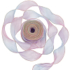 1 Bag Gradient Color Organza Ribbon OHAR-CY0001-01C-1