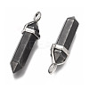 Synthetic Non-magnetic Hematite Double Terminated Pointed Pendants G-P001-17-2