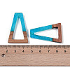 Resin & Wood Pendants WOOD-F015-10A-3