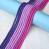 10 Strands 3 Colors Flat Round Handmade Polymer Clay Beads CLAY-SZ0002-03A-4