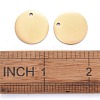 304 Stainless Steel Pendants STAS-I140-15B-G-4