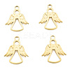 Ion Plating(IP) 201 Stainless Steel Pendants STAS-N098-255LG-2