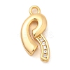 Brass Micro Pave Cubic Zirconia Pendants KK-C117-12G-R-1