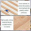 8-Slot Flat Round Bamboo Finger Ring Display Plates RDIS-WH0009-016A-5