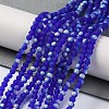 Imitation Jade Glass Beads Strands EGLA-YW0003-19A-05-2