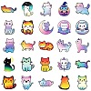 50Pcs Cartoon Cat Paper Sticker LS-STIC-C012-02-5