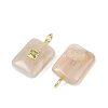 Natural Grey Moonstone Pendants G-K372-04G-02-2