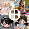 4Pcs 4 Styles Goat Hair Doll Wig Hair DIY-PH0029-15A-5