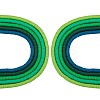 10 Strands 5 Colors Flat Round Handmade Polymer Clay Beads CLAY-SZ0002-02B-1