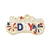 Independence Day Alloy Enamel Pandants FIND-M083-05I-G-1