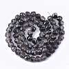 Electroplate Glass Beads Strands EGLA-T018-01-A01-2