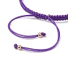 Adjustable Tube Natural Gemstone Braided Bracelets for Women BJEW-JB11006-02-4