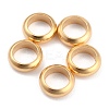 Rack Plating Brass Spacer Beads KK-O139-16E-G-1