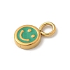 Ion Plating(IP) 304 Stainless Steel Enamel Charms STAS-G351-03G-3