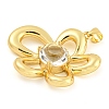 Rack Plating Brass Pendants ZIRC-L100-152G-01-2