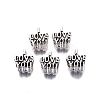 Tibetan Style Alloy European Beads TIBE-S314-85AS-RS-2
