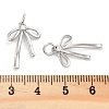Rack Plating Brass Clear Cubic Zirconia Pendants KK-M293-16P-01-2