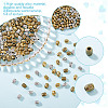 180Pcs 3 Colors Tibetan Style Alloy Beads TIBEB-GO0001-12-3
