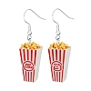 Acrylic Food Model Dangle Earrings PW-WG51A76-08-1