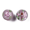 Handmade Lampwork Beads Strands LAMP-N021-45E-5