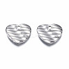 304 Stainless Steel Charms STAS-S080-055P-NR-1