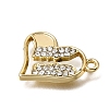 UV Plating Alloy Crystal Rhinestone Pendants RB-CBAD37D-29G-2