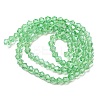 Transparent Electroplate Glass Beads Strands LS-GLAA-F029-3mm-C24-2