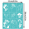 Self-Adhesive Silk Screen Printing Stencil DIY-WH0338-220-2