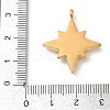304 Stainless Steel with Rhinestone Pendants LS-STAS-Z120-02B-G-3