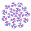 Handmade Polymer Clay Beads Strands CLAY-R091-8mm-01-3