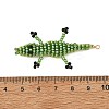 Glass Seed Beaded Big Pendants PALLOY-MZ01440-3