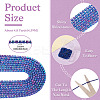 4.8 Yards Iron Rhinestone Cup Chains CH-TA0001-10B-4