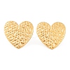 Ion Plating(IP) 304 Stainless Steel Stud Earrings for Women EJEW-L272-029G-02-1