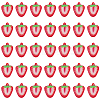 50Pcs Printed Opaque Acrylic Beads OACR-PA0001-79-7