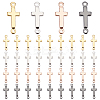 40Pcs 4 Colors Brass Links Connectors KK-PH0003-75-1