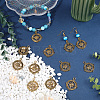 50Pcs Tibetan Style Alloy Pendants FIND-SC0020-97-4