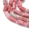 Natural Rhodonite & Chrysocolla & Rose Quartz & Pink Opal & Labradorite & Amazonite & Lepidolite & Larimar Beads Strands G-C270-K11-5