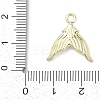 Golden Alloy Pendants PALLOY-R151-50G-02-3