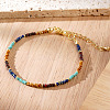 Natural Imperial Jasper & Synthetic Turquoise Beaded Bracelets for Women CX4313-3