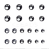 Resin Craft Doll Eyes DIY-WH0126-01-WH-1