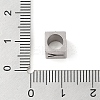 Tarnish Resistant 201 Stainless Steel European Beads STAS-M058-01Y-P-3