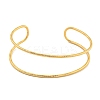 Ion Plating(IP) Hollowed 304 Stainless Steel Cuff Bangles BJEW-P331-07G-2