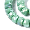 Anti-Tarnish Electroplate Glass Beads Strands GLAA-T025-10mm-11R-4