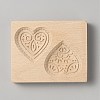 Beech Wood Cookie Molds AJEW-WH0083-59F-1