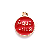 Alloy Enamel Pendants ENAM-SZ0001-28B-J-5