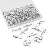 DIY Tibetan Style Jewelry Making Findings Kits PALLOY-CJ0002-27-7