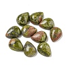Natural Unakite Cabochons G-Q173-02C-21-1