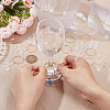 Transparent Acrylic Butterfly Wine Glass Charms AJEW-AB00114-3